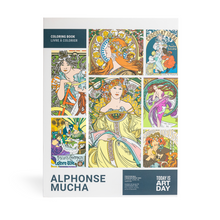 Alphonse Mucha - Livre à colorier