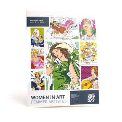 Women in Art - Coloring Book